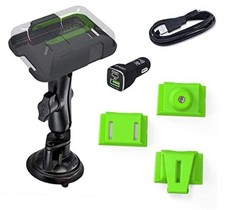 Universal Mount Accessory Kit Including RAM Twist-Lock Suction Cup Mount, DC