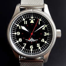 Raketa Soviet Wristwatch Aviator Vintage Mechanical Watch 2609 Serviced