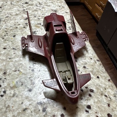 1986 GI Joe Cobra Terror Drome Firebat Jet Plane Incomplete For Parts or Rebuilt
