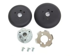 Grant 4282 Steering Wheel Adapter Hardware Hub - Aluminum - Matte Black Trim