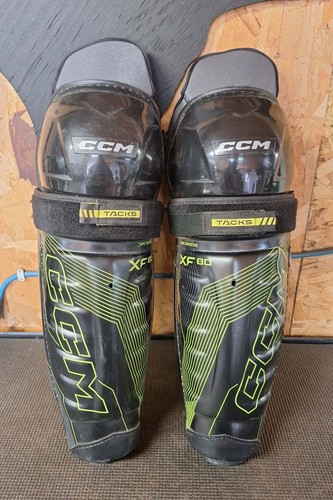 CCM Tacks XF 80 Shin Guards Senior Size 14