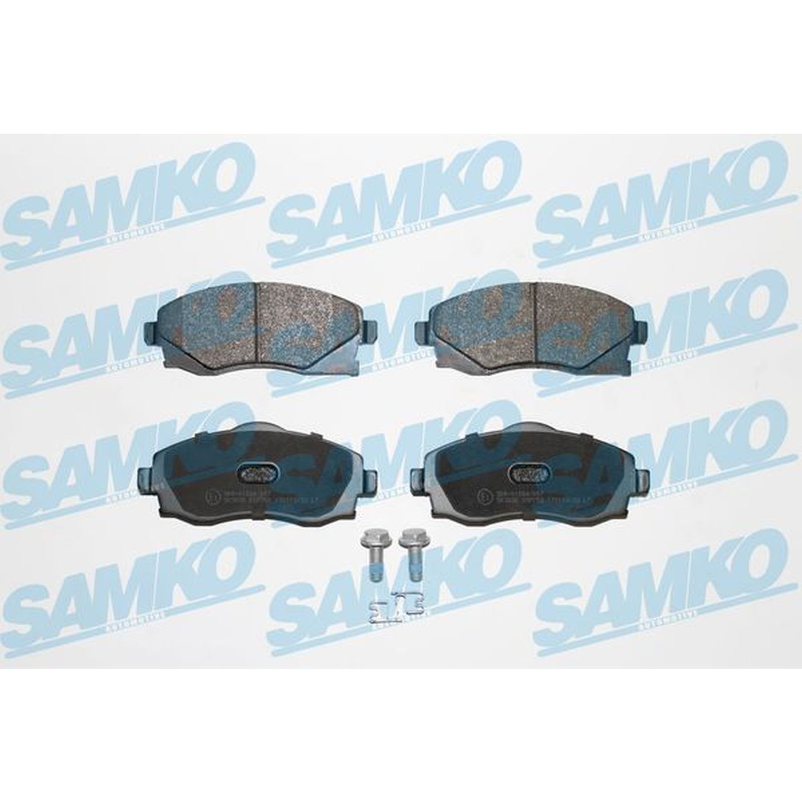 1x ORIGINAL® SAMKO Bremsbelagsatz, Scheibenbremse Vorne für Opel CORSA C COMBO