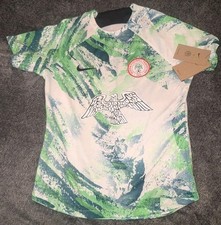 Nike Nigeria World Cup PreMatch Jersey DRI-FIT DR5042-100 Women's Size Small