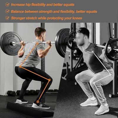 Cuneo Rialzo Per Tallone Per Squat E Yoga, Inclinato E Rimovibile, Per Stretching Polpacci E Fitness (paio) - 6