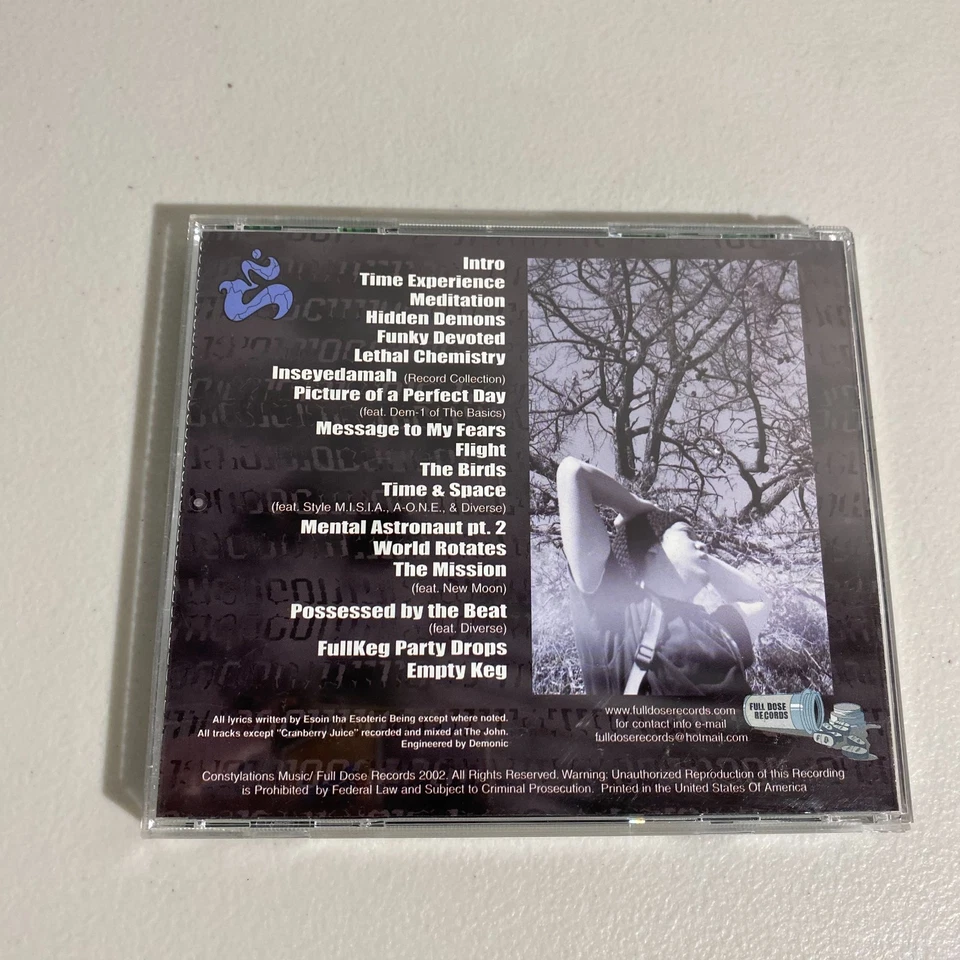 Esoin Tha Esoteric Being Substance & Oblivia (CD, 2002 Constylations Music) Foto 2 de 4
