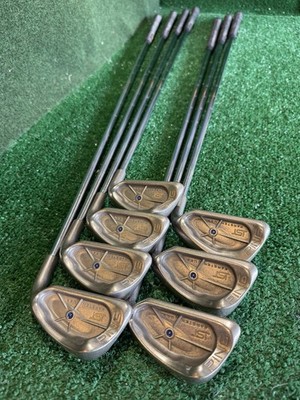 +3/4 Ping ISI (Blue Dot) Beni 4-W Iron Set~Regular Steel~Midsized Grip~6i=38.25 