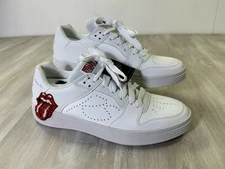 Rolling Stones X Mark Nason Palmilla Marquee All White Men's 8.5 Skechers Shoes