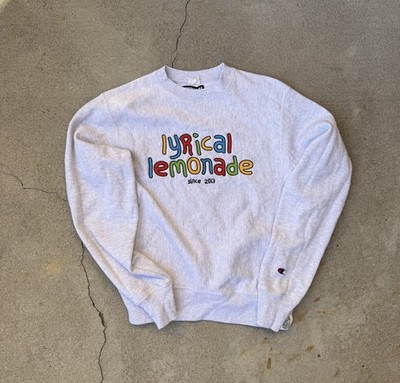 Champion Lyrical Lemonade Reverse Weave Crewneck Sweatshirt, Gray
