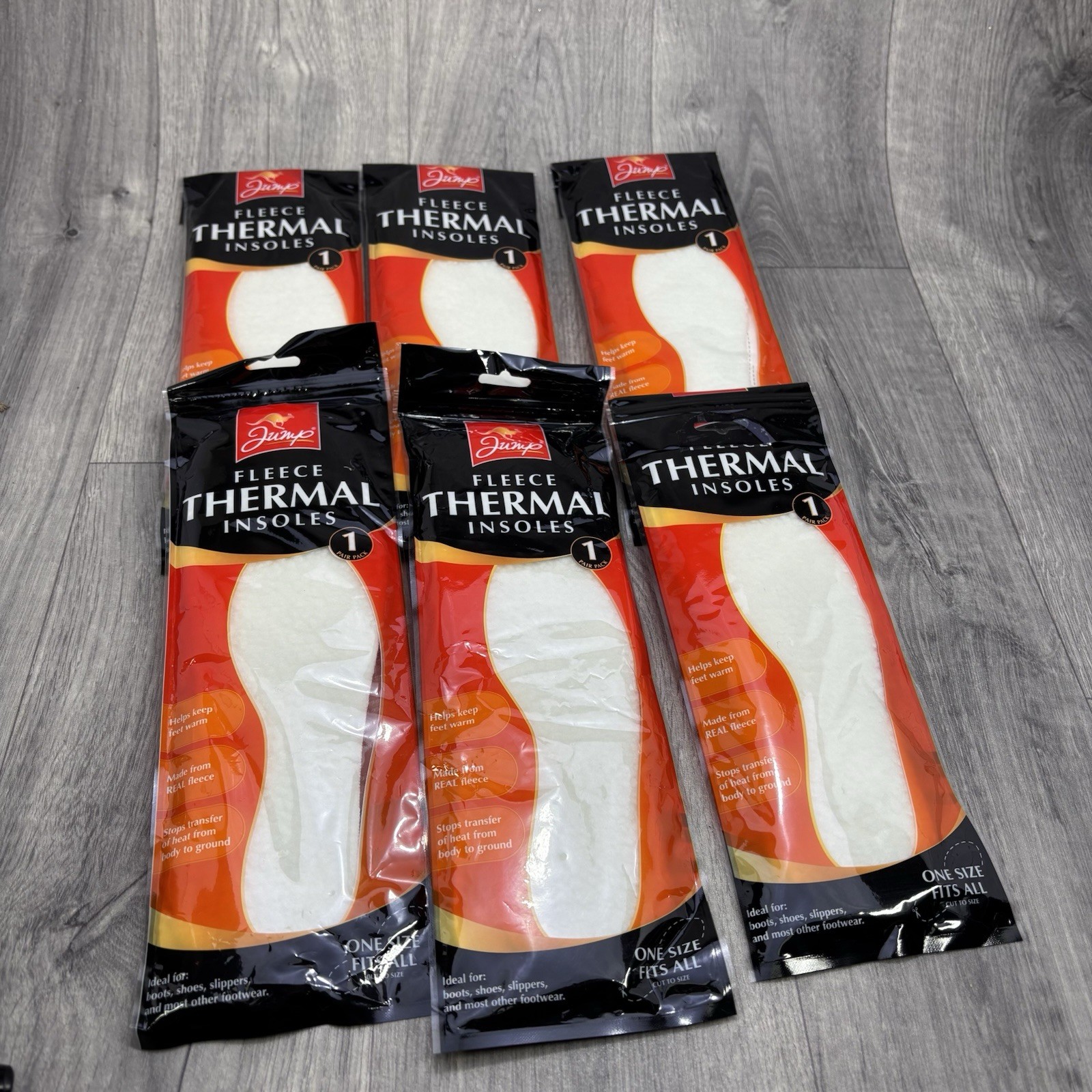 Thermal Fleece Insoles Comfort Insulating Cut Size Shoes Boots Wellies x6 Pairs