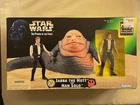 Star Wars Power of the Force Jabba the Hutt and Han Solo 3.75" Action Figure NIP