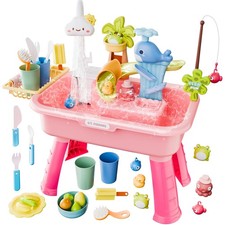 2026 Upgraded Water Table for Toddlers 3 , Water Table for Kids Ages 4-8 with...