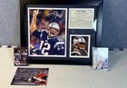 Tom Brady Autographed Lot NFL Patriots And Buccaneers