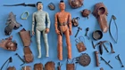 36Pc Lewis Marx Action Figure Johnny West Fight Eagle & Sir Stuart Nobel Knight