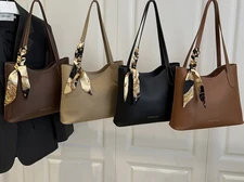 Women Large Leather Handbags Shoulder Bag Tote Purse Messenger Satchel Crossbody