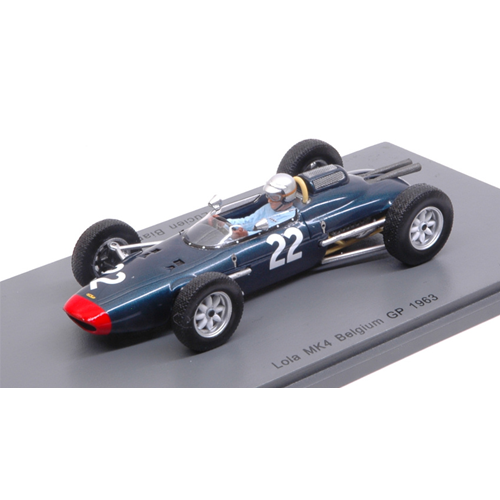 LOLA MK4 L.BIANCHI 1963 N.22 ACCIDENT BELGIUM GP 1:43 Spark Model Formula 1 - Foto 1 di 1