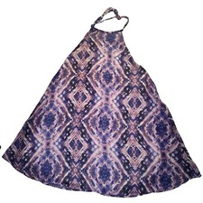 Show Me Your Miu Miu Boho Chic  Purple Haze Katy Halter Dress Small Boho Hippie