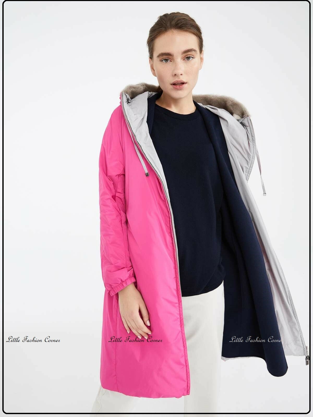 🌟 'S MAX MARA Reversible Duster Coat 