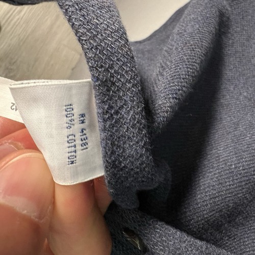 NWT! Polo Ralph Lauren Knit Button Shirt Adult 2XL XXL Blue Long Sleeve Mens - 第 7/9 張圖片