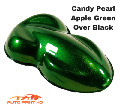 Candy Pearl Apple Green Basecoat Quart Complete Kit (Over Black Base)