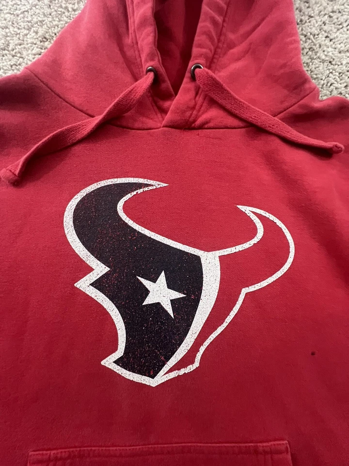 Houston Texans Hoodie Mens Medium #15 Fuller NFL Football Sweatshirt - Image 2 of 4