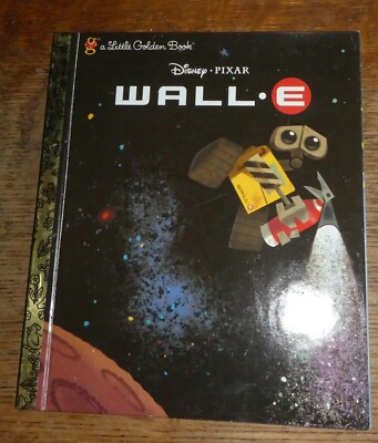Little Golden Book Wall-E aPixar Little Golden Book 2008 OF