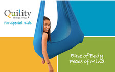 Hammock Snuggle Swing Therapy Swing - Light Blue