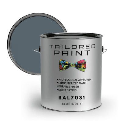 RAL7031 BLAUGRAU GLANZ uPVC Fenster & Tür 1K Pinsel oder Spray On