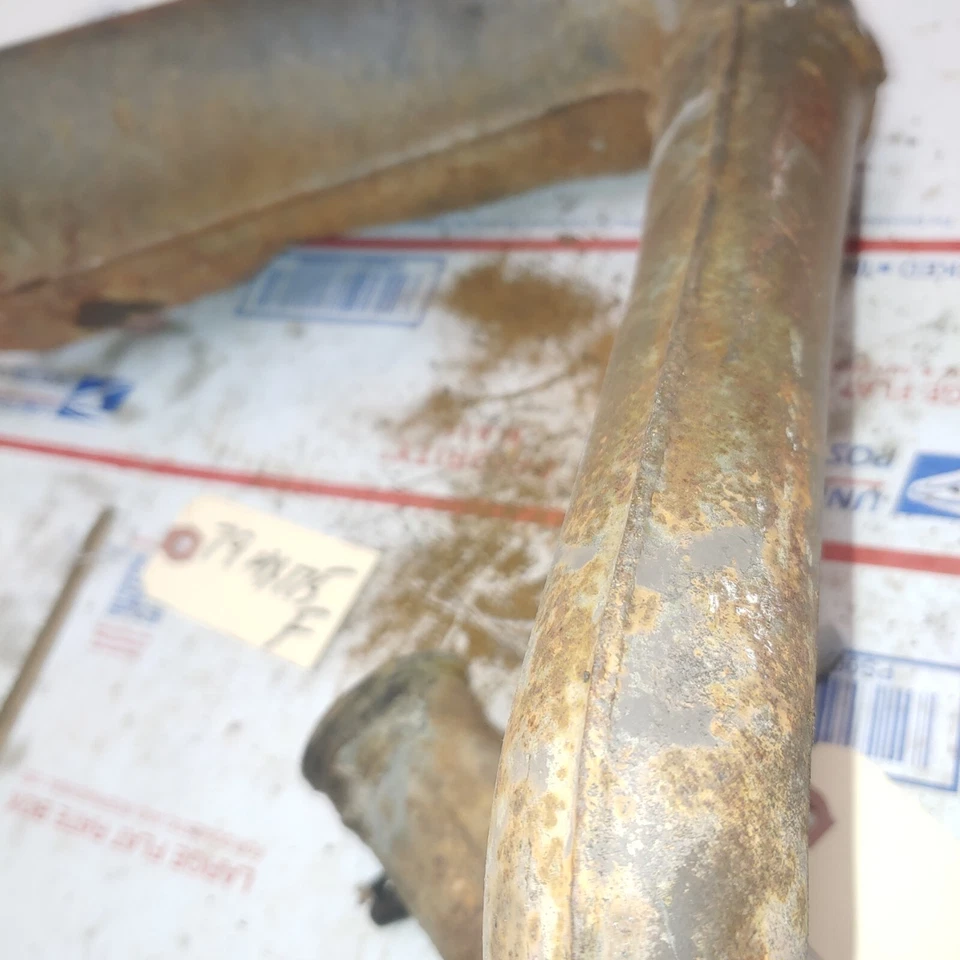 1979 Yamaha MX175F front exhaust pipe, chamber 3J0 14610 - Image 4 of 4