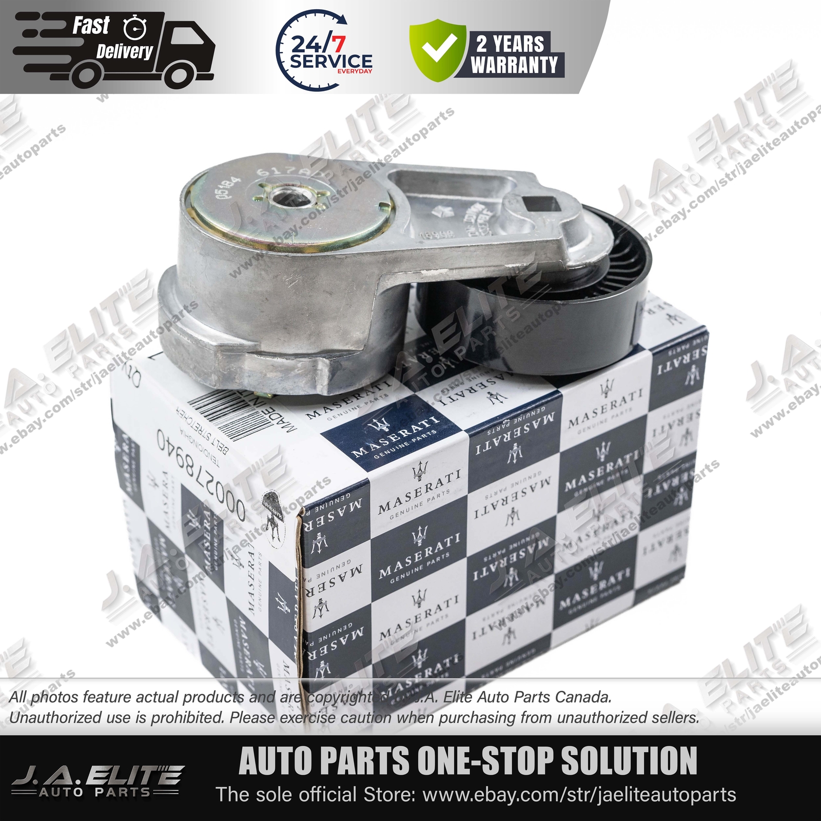 Genuine Drive Belt Tensioner fits Maserati Ghibli Levante Quattroporte 278940