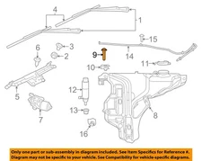 CHRYSLER OEM Front Bumper-Cover Retainer Clip or Bracket 6504521
