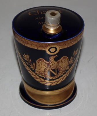Chabot Napoleon Armagnac Camus Cognac porcelain decanter bottle chipped