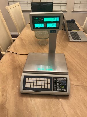 CAS S2000 JR Deli Scale with LCD Customer Display