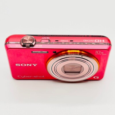 SONY Cyber-shot DSC-WX100 Pink Digital Camera 10x zoom From Japan