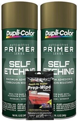 Dupli-Color General Purpose Self-Etching Primer (12 oz) Bundle with Prep Wipe...