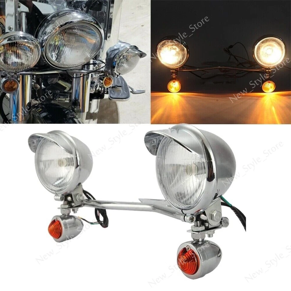 Barra de luz de punto de paso para Honda VT Shadow Spirit Aero ACE VLX 600 750 1100 1300 Foto 4 de 4