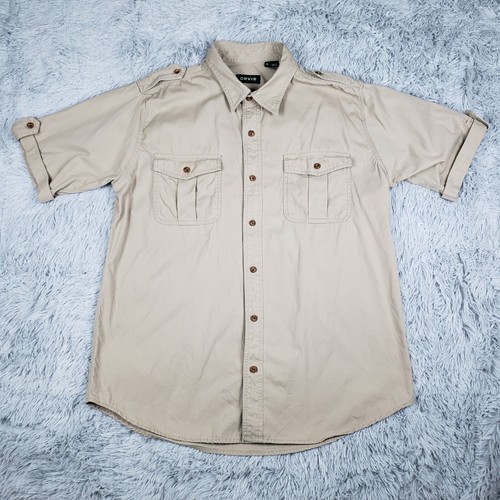 Camisa Orvis Bush Para Hombre XL 100% Algodón Calce Clásico Utilidad Safari Manga Corta - Imagen 2 de 7