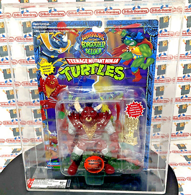 TMNT Warrior Bebop AFA CAS MOC New Sealed 1994 Playmates Forgotten Sewers BROWN2