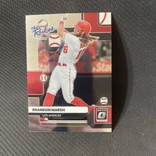 2022 Donruss Optic Brandon Marsh RC The Rookies insert #TR-8 Silver Holo Prizm