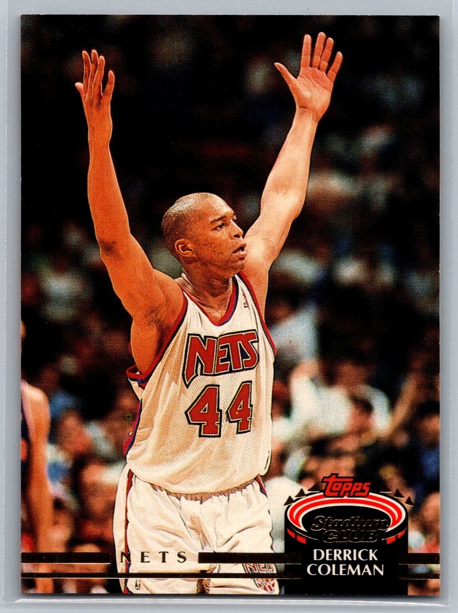 Derrick Coleman 1992-93 Stadium Club BASKETBALL #384 New Jersey