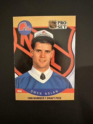 1990-91 Pro Set Hockey Owen Nolan Quebec Nordiques #401 RC