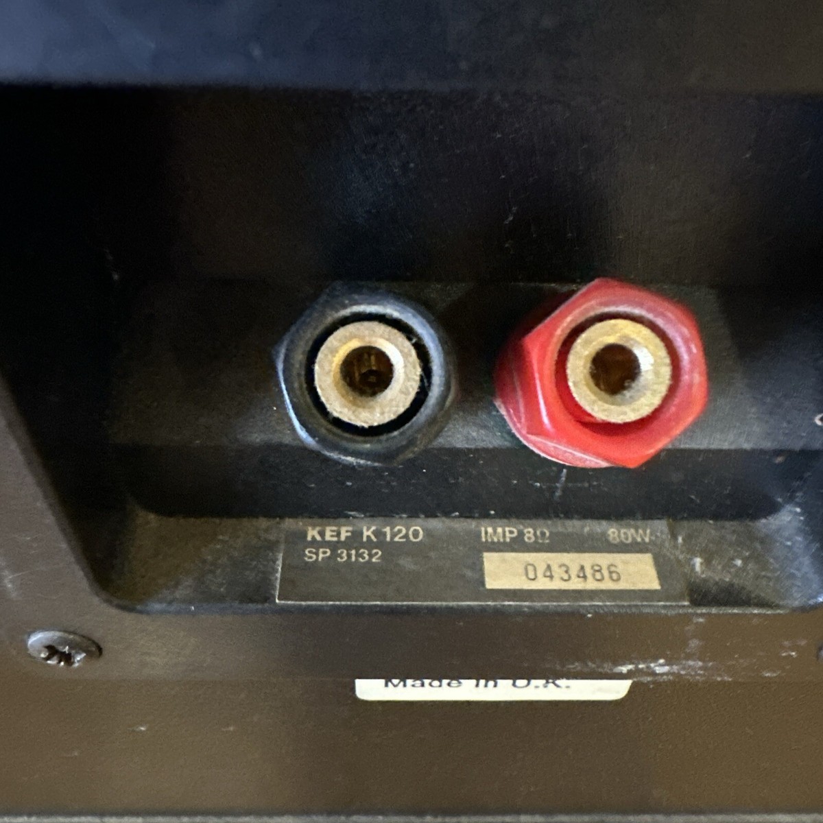 2) KEF K Series K120 Bookshelf Speakers HiFi Stereo Home