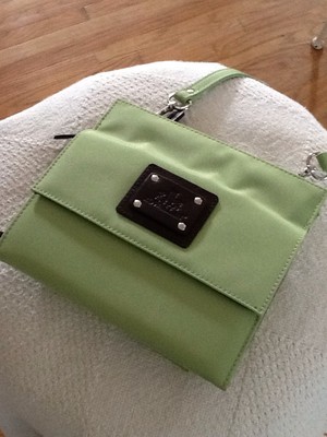 Rowallan Travel Wallet ''Tess'' Lime Green Organizer 8  X 7 