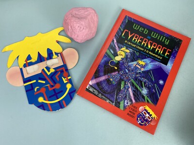 Web Willy in Cyberspace A Virtual Vision 3-D Adventure 1st Ed Faulkner with Mask