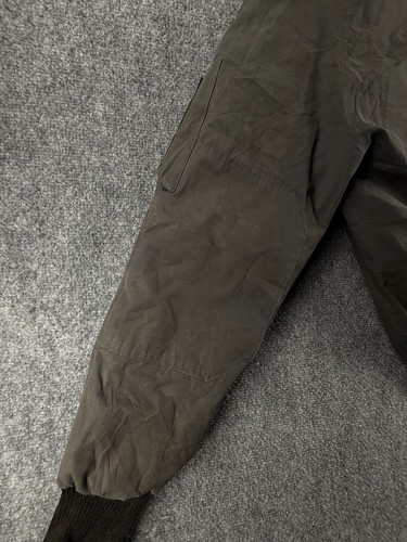 Canada Goose Down Fill Parka Jacket Hoodie Boys Youth Large Gray Coyote Trim - Picture 22 of 24