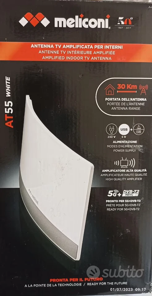 Meliconi antenna TV per interni - fino a 25 miglia - Immagine 4 di 4