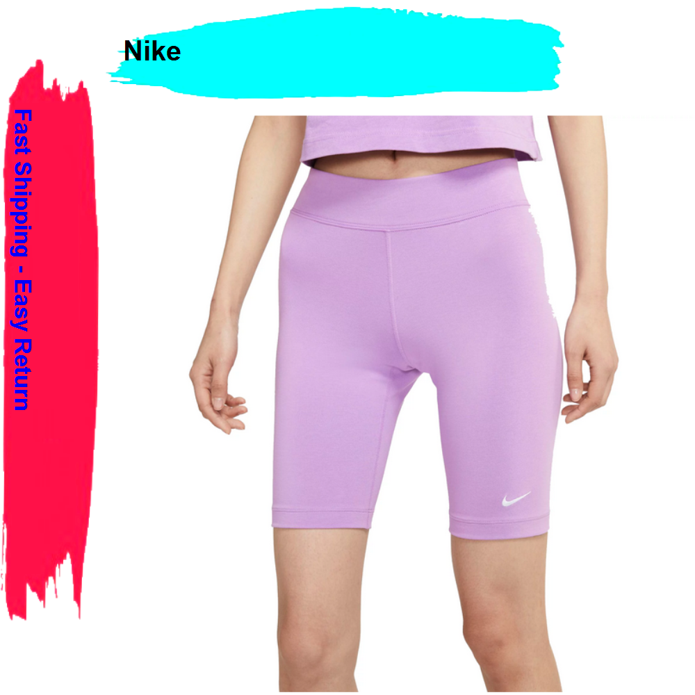nike sportswear purple nike bike shorts