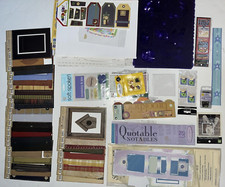 Scrapbook Craft LOT - Quotable Stickers Borders Stencils, etc.
