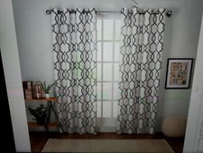 Exclusive Home Kochi Linen Blend Grommet Top Curtain Panel Pair, 54x96 Dove Gray