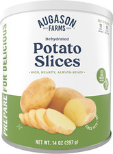 Dehydrated Potato Slices Can, Emergency Food Supply, Everyday Meals, 15 Servings