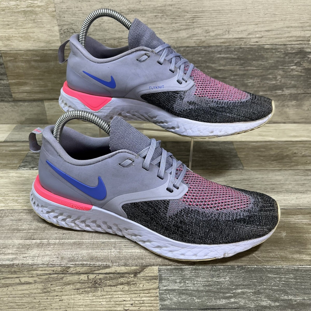 Nike Odyssey React Flyknit Women's 10 Indigo Haze Running Shoes Sneakers